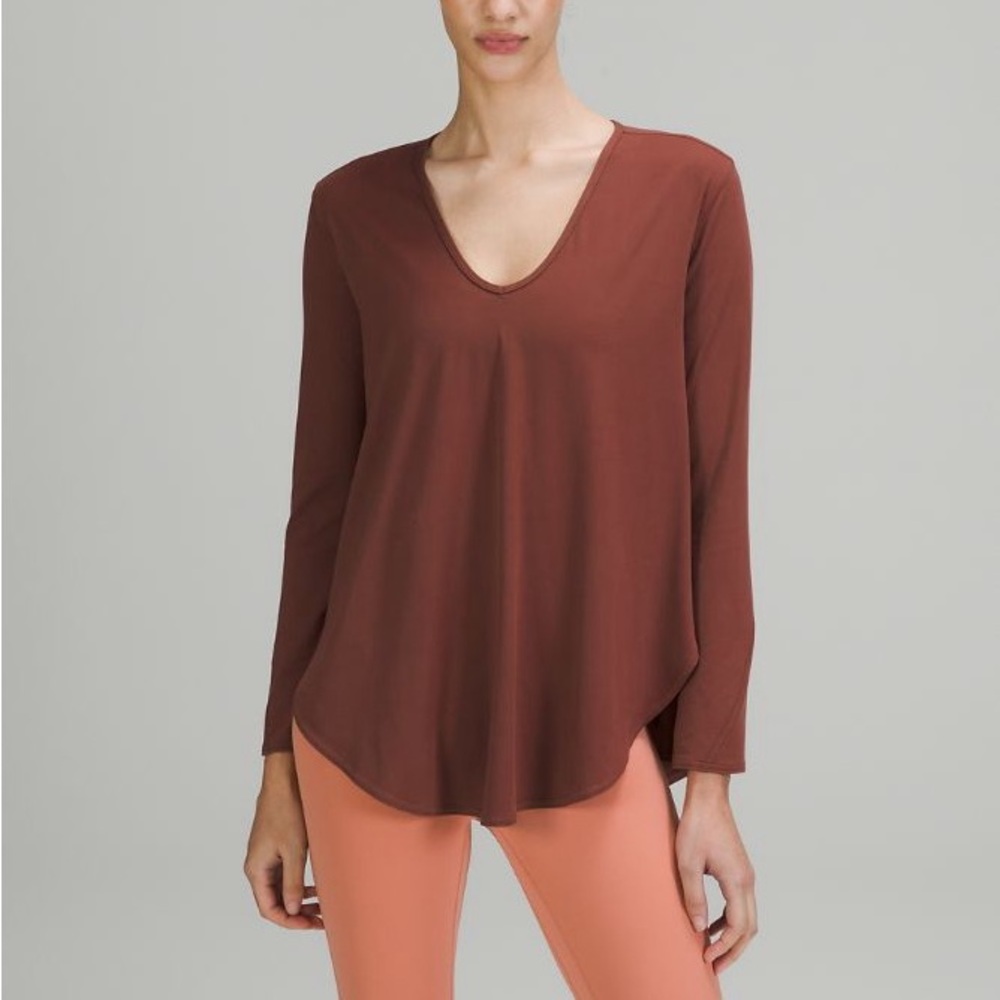 Lululemon 🍋 Nulu Relaxed-Fit Yoga Long Sleeve Shirt Size 10
